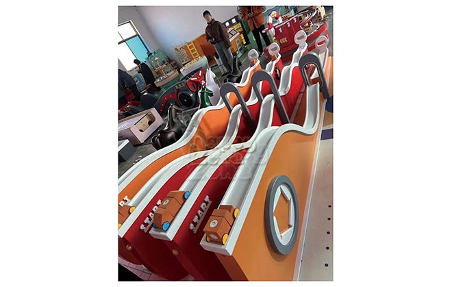 China Manufacturer Science Museum Exhibit Car Race Track Toy For Indoor Entertainment Center or Children's Museum