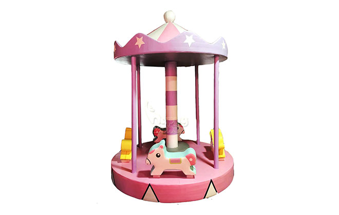 Customized carousel Indoor Merry-Go-Round Electric Soft Play Equipment kids rides for children's Soft Playground for Toddlers