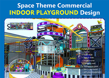 Space Theme Commercial Indoor Playground Design - USA