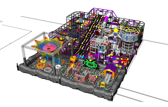 Cosmic Adventureland: The Ultimate Space-Themed Indoor Playground 