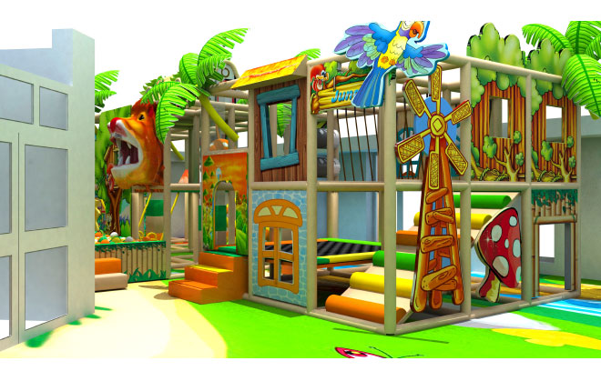 Jungle Indoor Playground Equipment